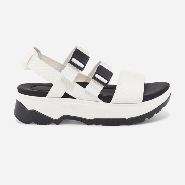 Hungary Teva Jadito Slingback - Női Platform Szandál Fehér - 340-HNIPC